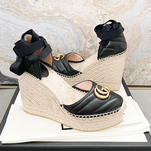 gucci espadrilles wedges